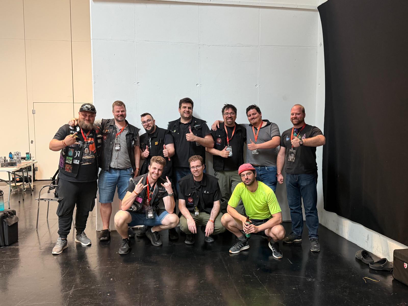 Das Kärntner Team wollte noch ein Gruppenfoto nach dem Spielen.